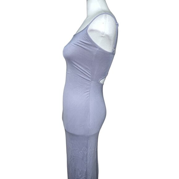 OGL Sustainable Maxi Dress With Adjustable Straps XS Lavender Cut-Out Back Desig - Picture 6 of 14